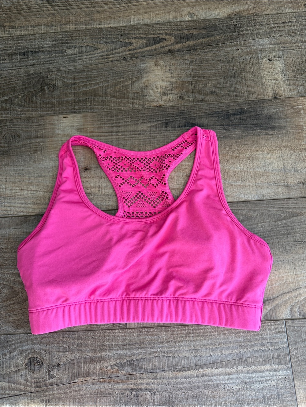 Women's Pink Bomber Bra (Large)